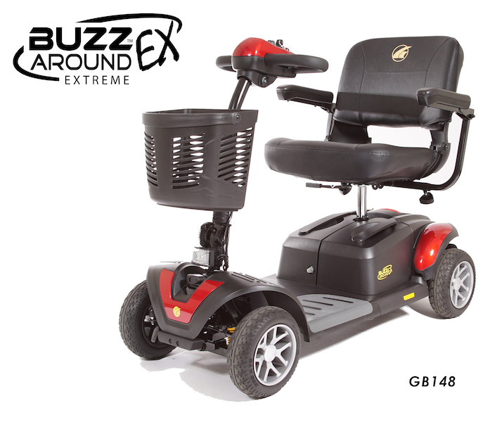 Golden Buzzaround XL-EX 4 Wheel Mobility Scooter